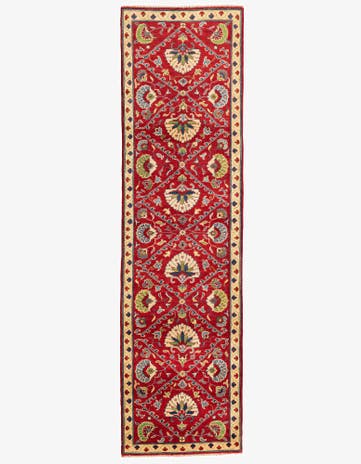 2' 9 x 10' Hand Knotted Kazak Runner Rug