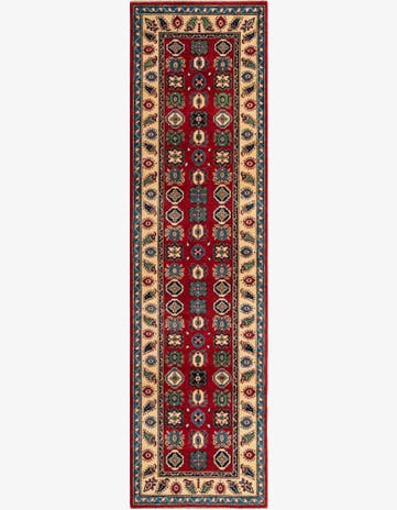 2' 8 x 9' 7 Hand Knotted Kazak Runner Rug