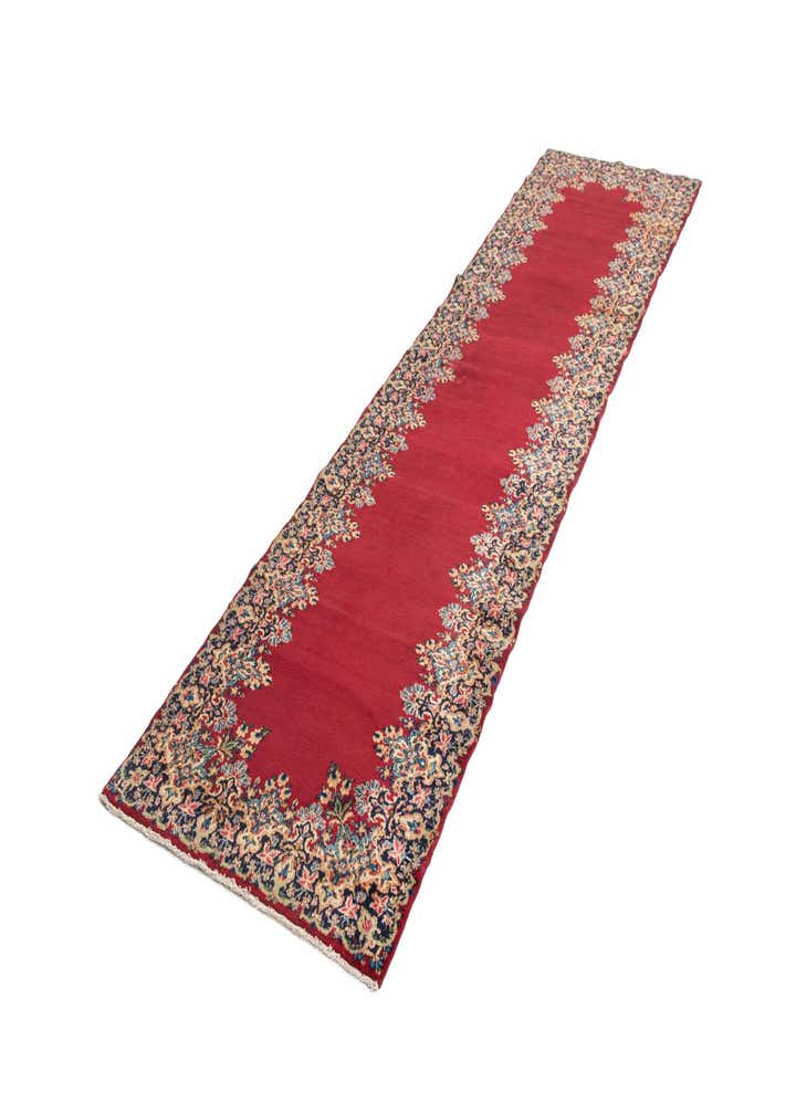 3' 4 x 12' 10 Kerman Wool Runner Rug