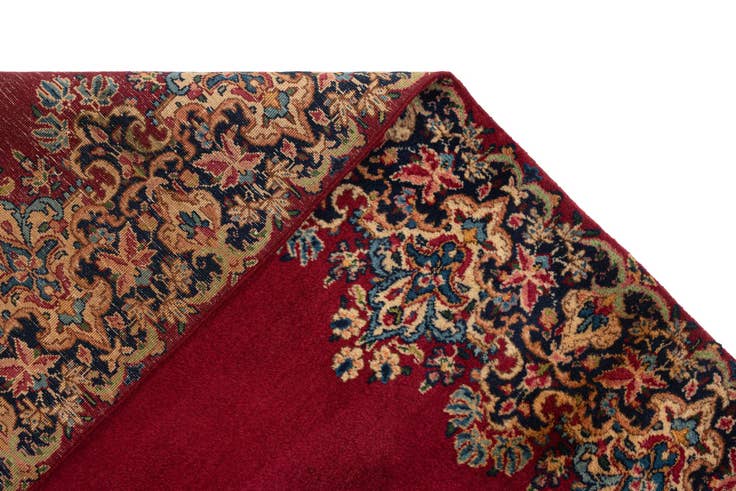 Detail image of 3' 4 x 12' 10 Kerman Wool Runner Rug