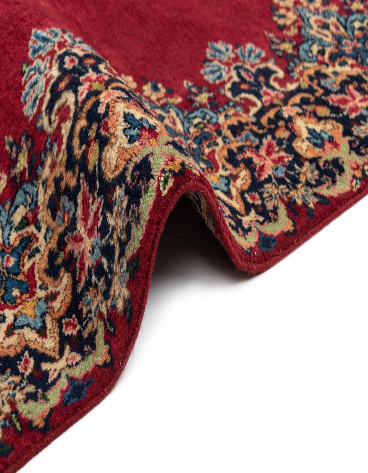 Detail image of 3' 3 x 12' 10 Kerman Wool Runner Rug