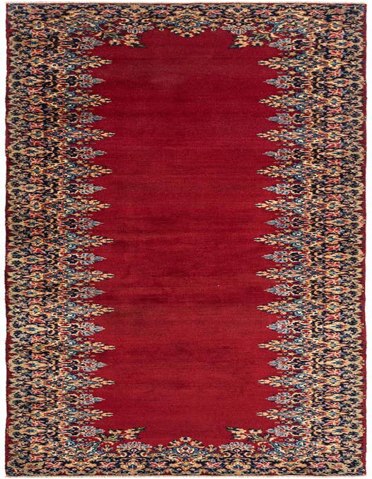 Detail image of 3' 3 x 12' 10 Kerman Wool Runner Rug
