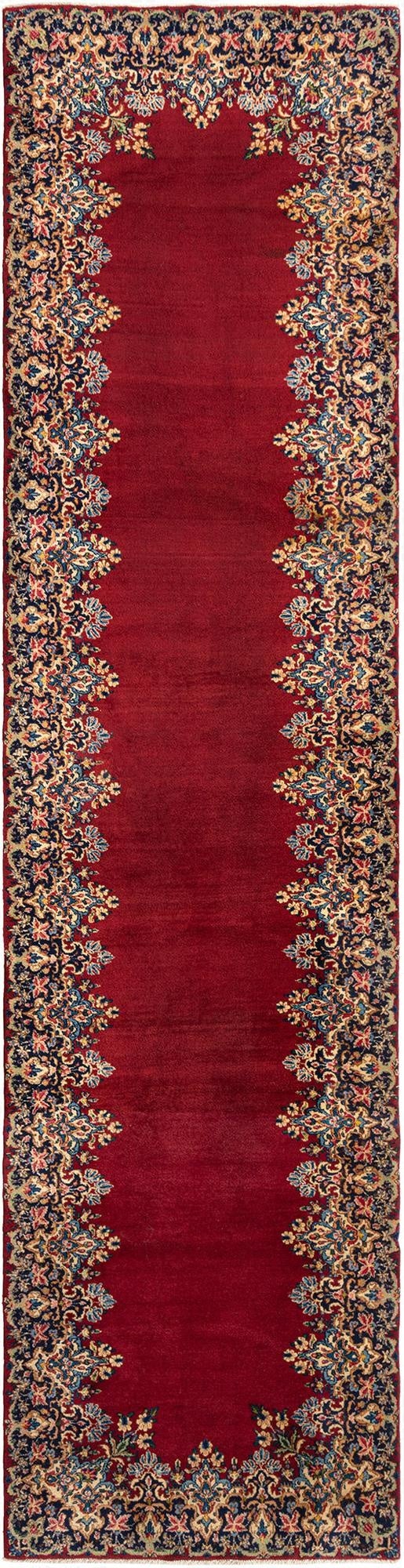 3' 4 x 12' 10 Kerman Wool Runner Rug
