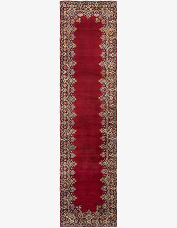 3' 4 x 12' 10 Kerman Wool Runner Rug