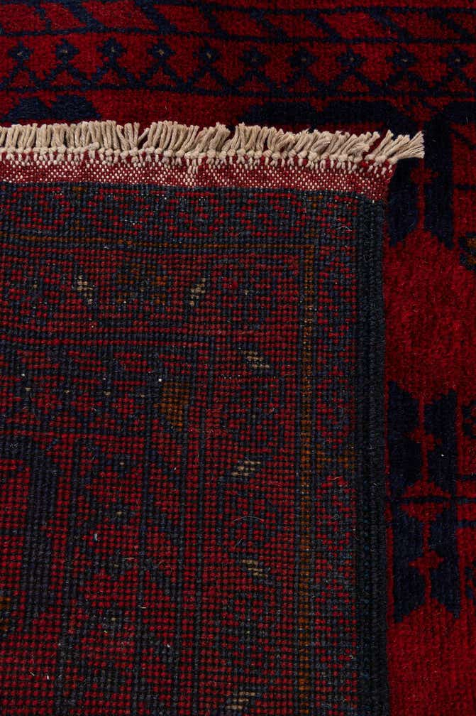 2' 7 x 6' 2 Hand Knotted Khal Mohammadi Wool Runner Rug