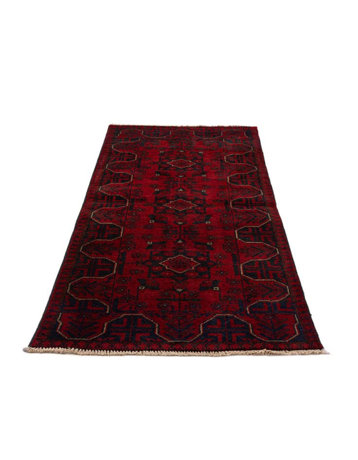 Detail image of 2' 5 x 6' 4  Hand Knotted Khal Mohammadi Wool Runner Rug