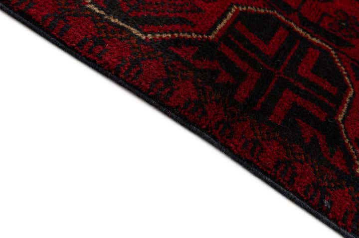 2' 5 x 6' 4 Hand Knotted Khal Mohammadi Wool Runner Rug