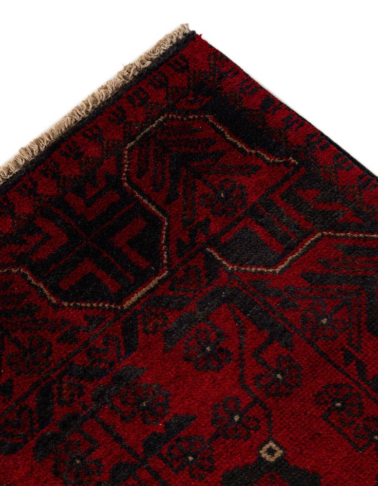 Detail image of 2' 5 x 6' 4  Hand Knotted Khal Mohammadi Wool Runner Rug