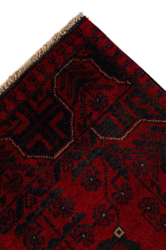 2' 5 x 6' 4 Hand Knotted Khal Mohammadi Wool Runner Rug
