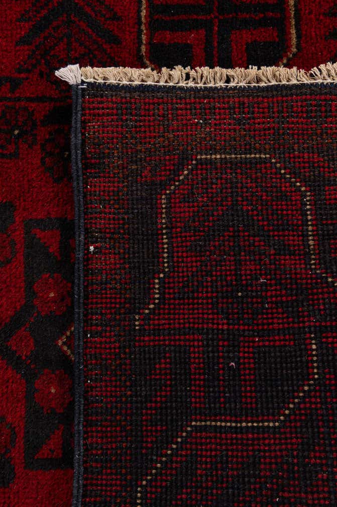 2' 5 x 6' 4 Hand Knotted Khal Mohammadi Wool Runner Rug