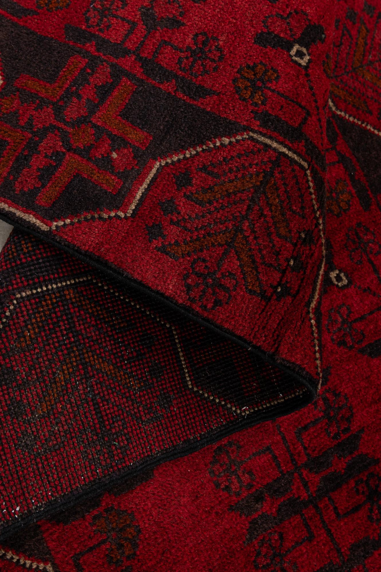 2' 5 x 6' 2 Hand Knotted Khal Mohammadi Wool Runner Rug