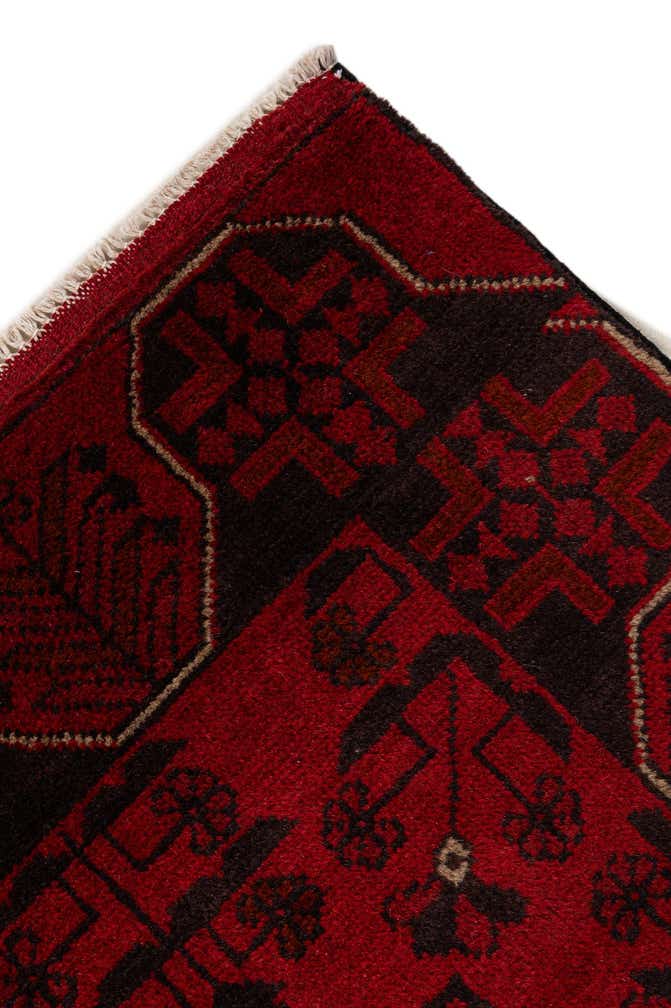 2' 5 x 6' 2 Hand Knotted Khal Mohammadi Wool Runner Rug