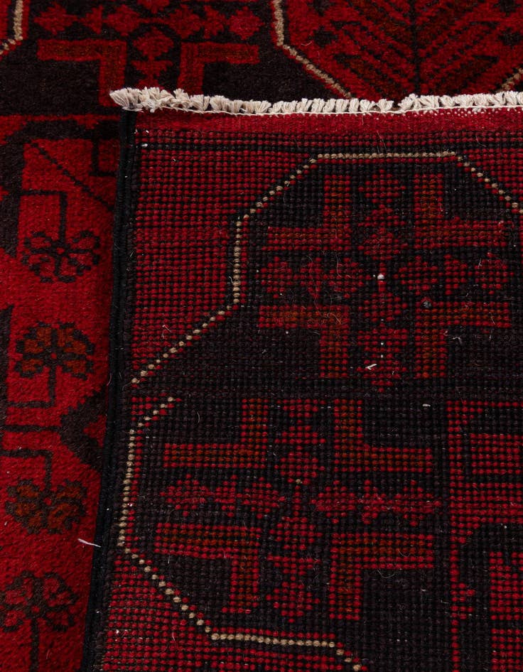 Detail image of 2' 5 x 6' 2  Hand Knotted Khal Mohammadi Wool Runner Rug