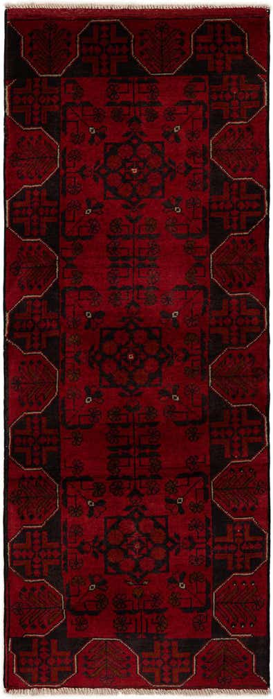 2' 5 x 6' 2 Hand Knotted Khal Mohammadi Wool Runner Rug