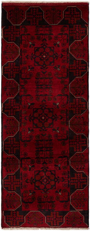 Detail image of 2' 5 x 6' 2 Hand Knotted Khal Mohammadi Wool Runner Rug