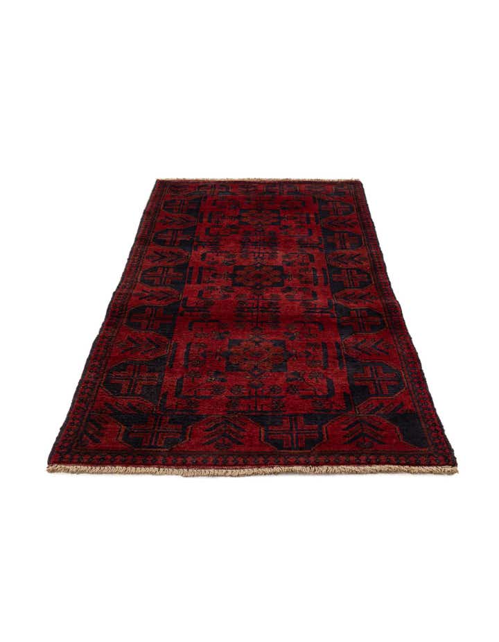 2' 8 x 6' 3 Hand Knotted Khal Mohammadi Wool Runner Rug