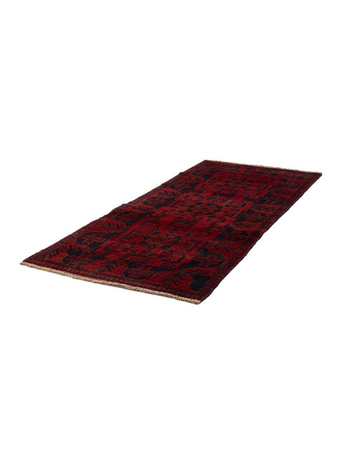 Detail image of 2' 8 x 6' 3 Hand Knotted Khal Mohammadi Wool Runner Rug
