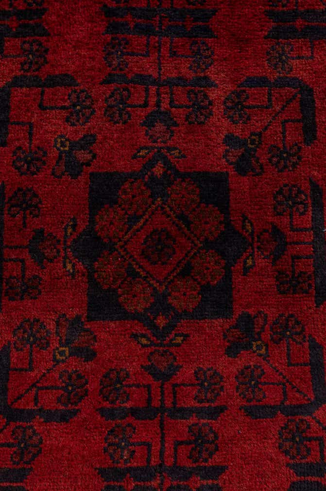2' 8 x 6' 3 Hand Knotted Khal Mohammadi Wool Runner Rug