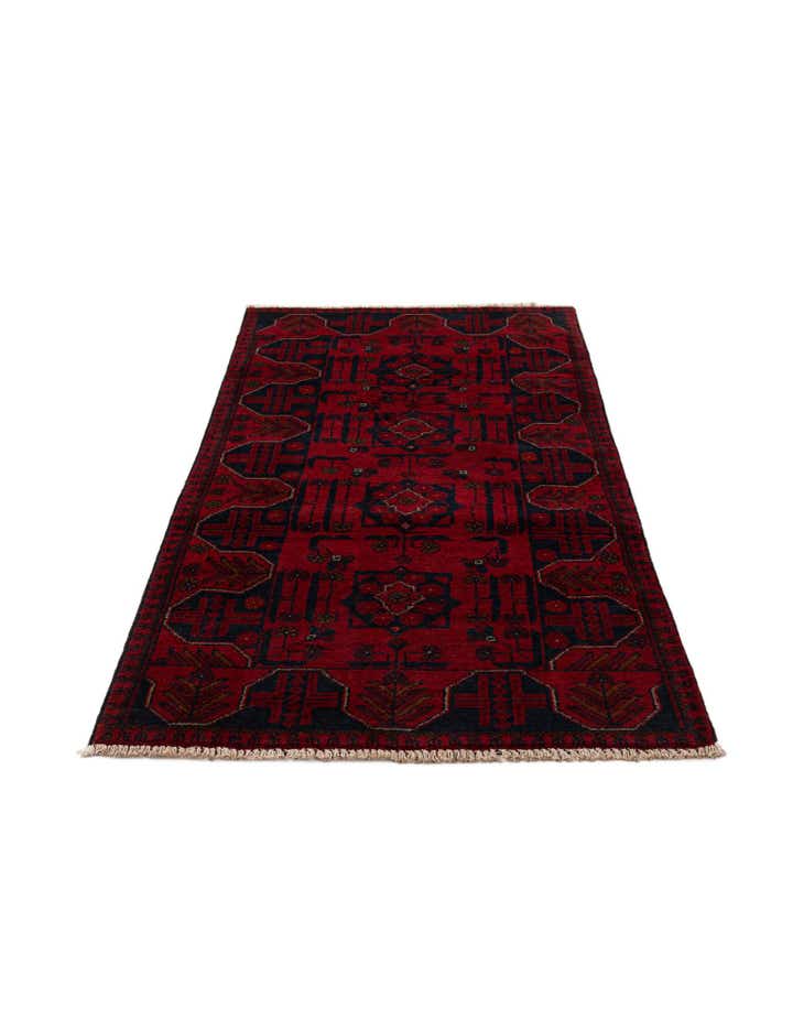 2' 8 x 6' 6 Hand Knotted Khal Mohammadi Wool Runner Rug