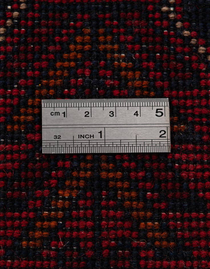 Detail image of 2' 8 x 6' 6  Hand Knotted Khal Mohammadi Wool Runner Rug