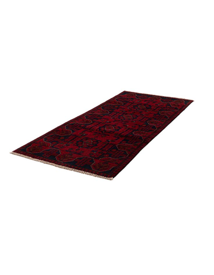 Detail image of 2' 8 x 6' 6 Hand Knotted Khal Mohammadi Wool Runner Rug
