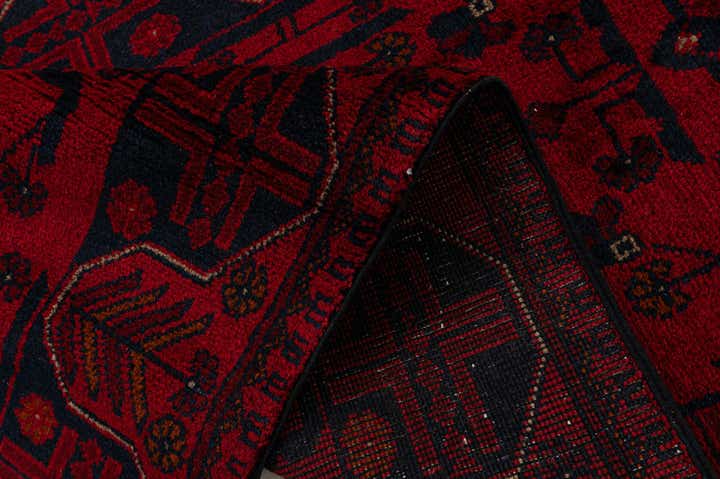 2' 8 x 6' 6 Hand Knotted Khal Mohammadi Wool Runner Rug