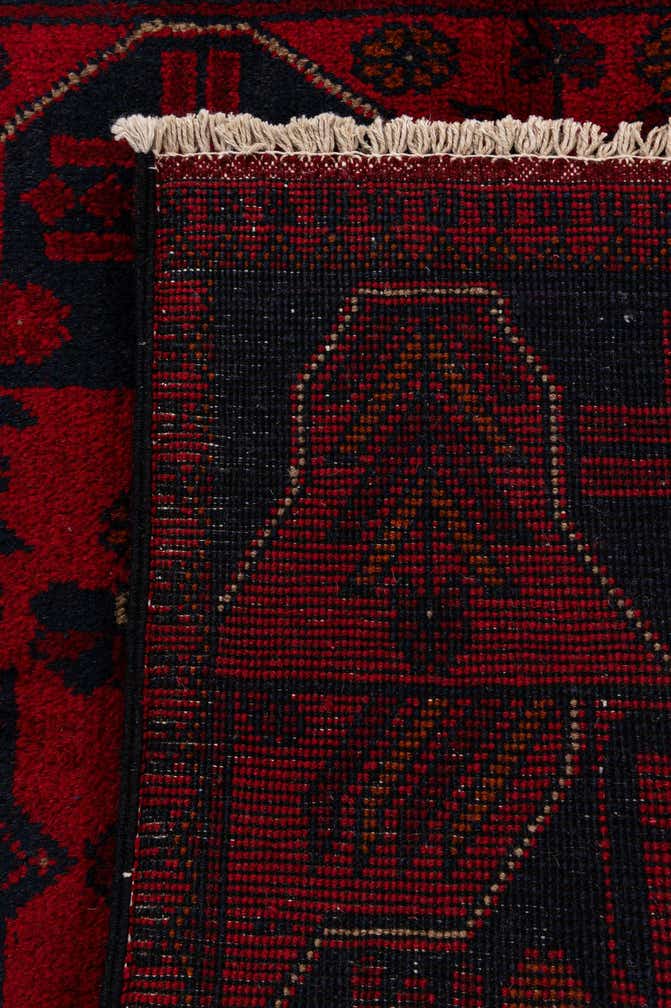 2' 8 x 6' 6 Hand Knotted Khal Mohammadi Wool Runner Rug