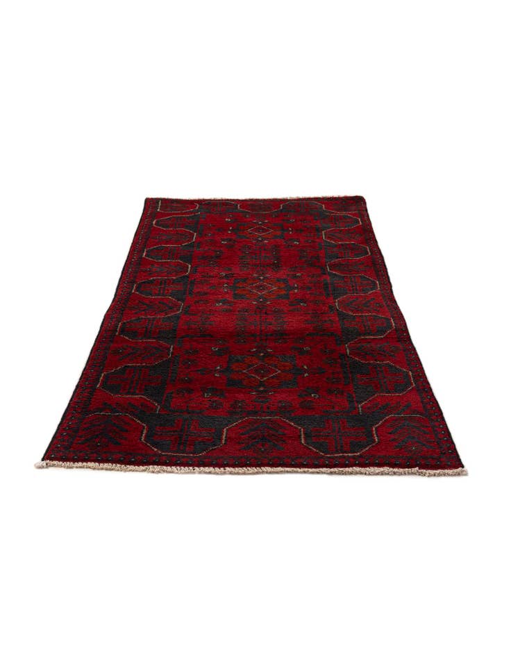 Detail image of 2' 7 x 6' 3  Hand Knotted Khal Mohammadi Wool Runner Rug