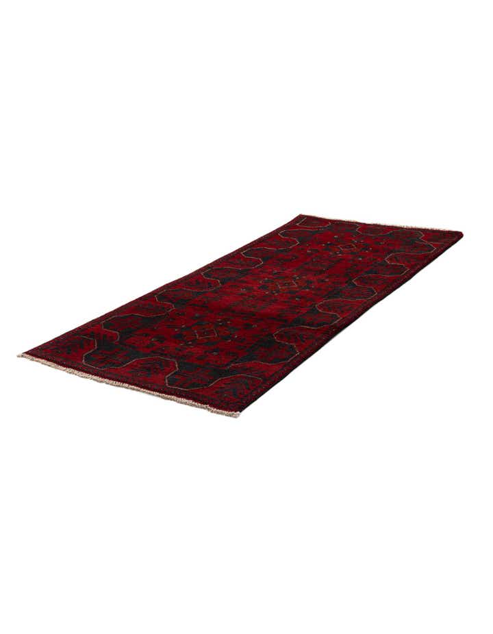 2' 7 x 6' 3 Hand Knotted Khal Mohammadi Wool Runner Rug
