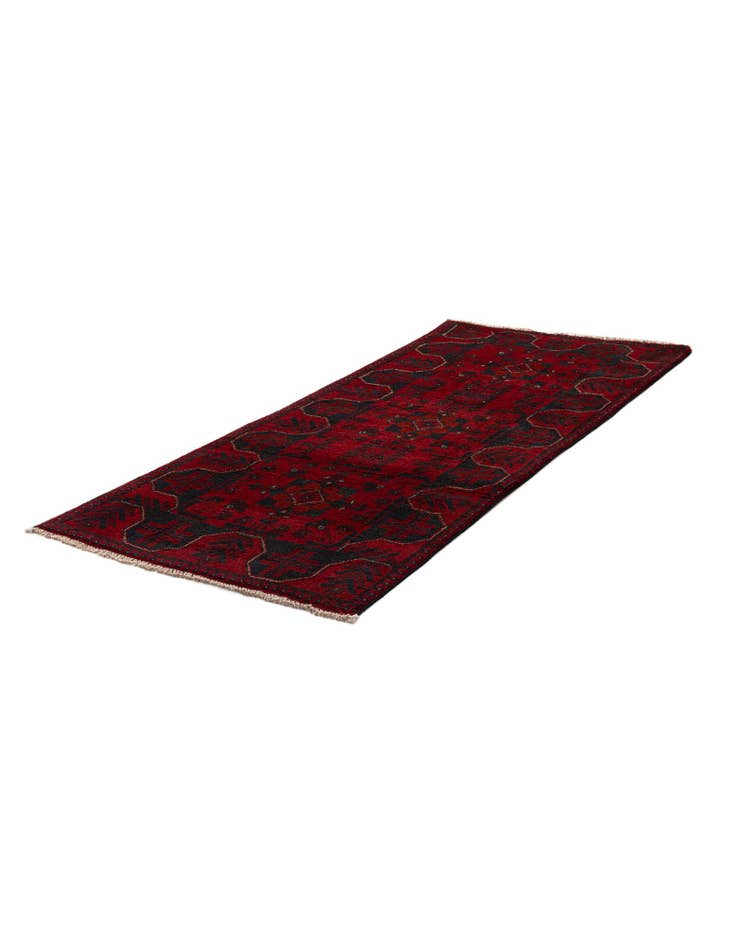 Detail image of 2' 7 x 6' 3 Hand Knotted Khal Mohammadi Wool Runner Rug