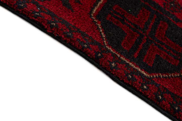 2' 7 x 6' 3 Hand Knotted Khal Mohammadi Wool Runner Rug