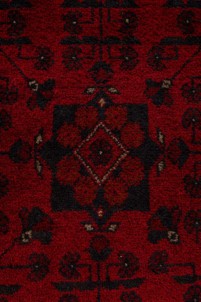 2' 7 x 6' 3 Hand Knotted Khal Mohammadi Wool Runner Rug