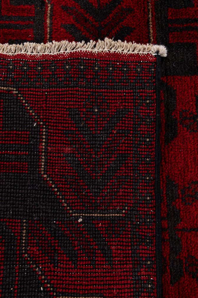 2' 7 x 6' 3 Hand Knotted Khal Mohammadi Wool Runner Rug