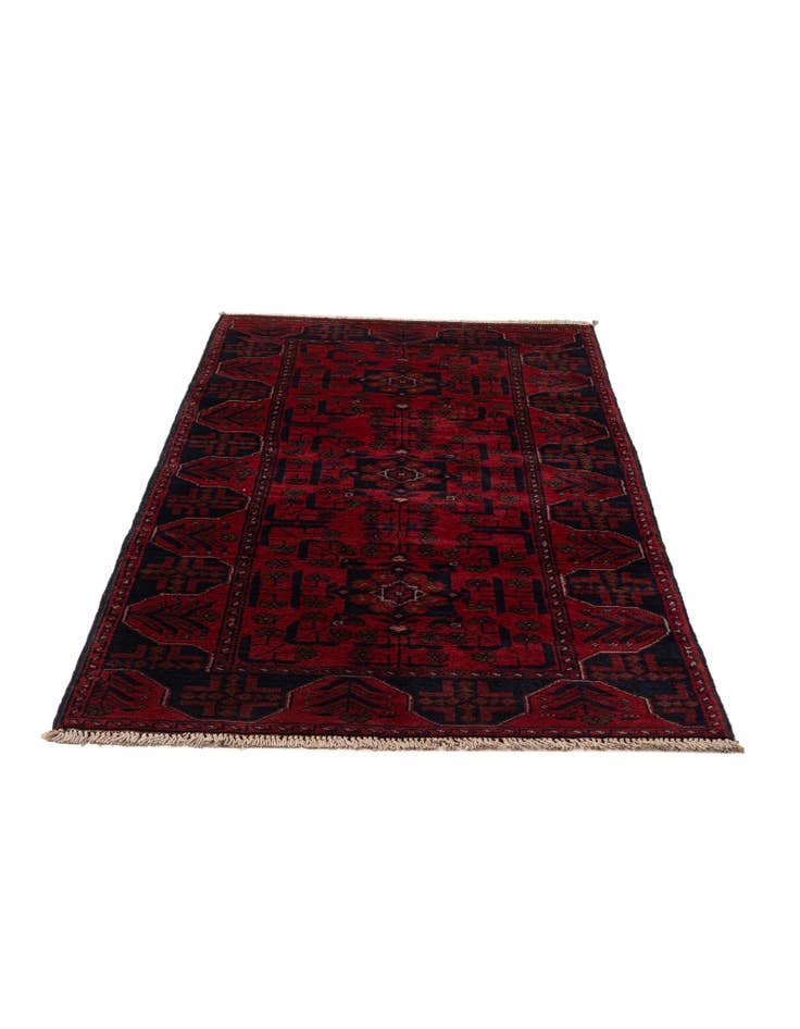 Detail image of 2' 9 x 6' 4 Hand Knotted Khal Mohammadi Wool Runner Rug