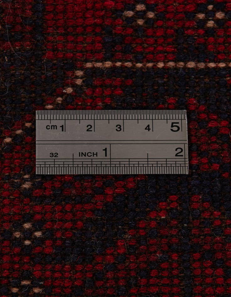 Detail image of 2' 9 x 6' 4  Hand Knotted Khal Mohammadi Wool Runner Rug