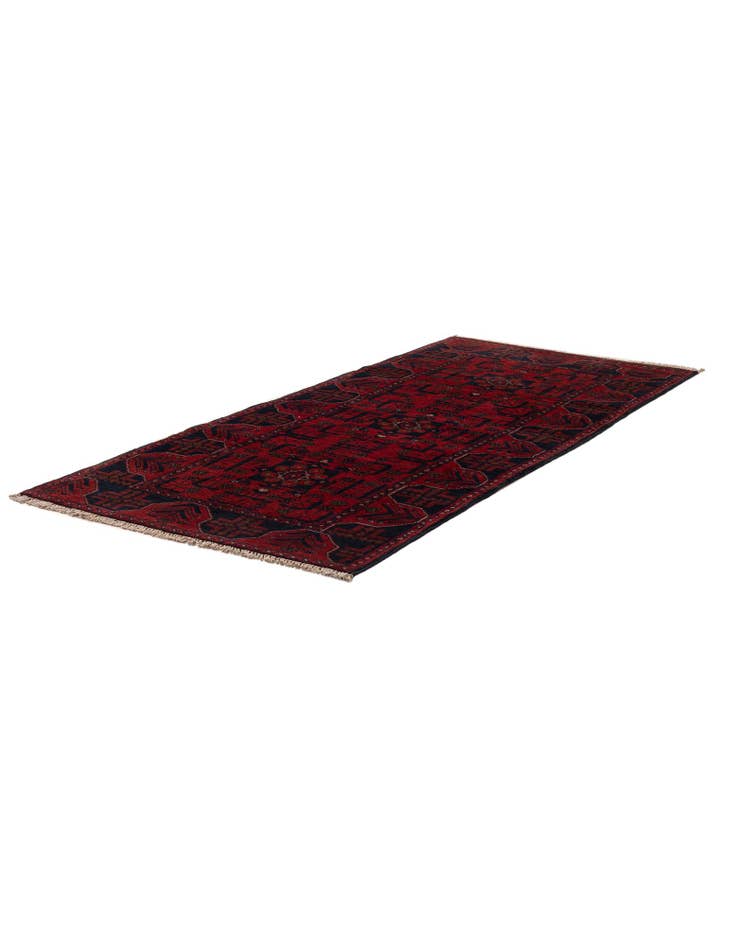 Detail image of 2' 9 x 6' 4 Hand Knotted Khal Mohammadi Wool Runner Rug