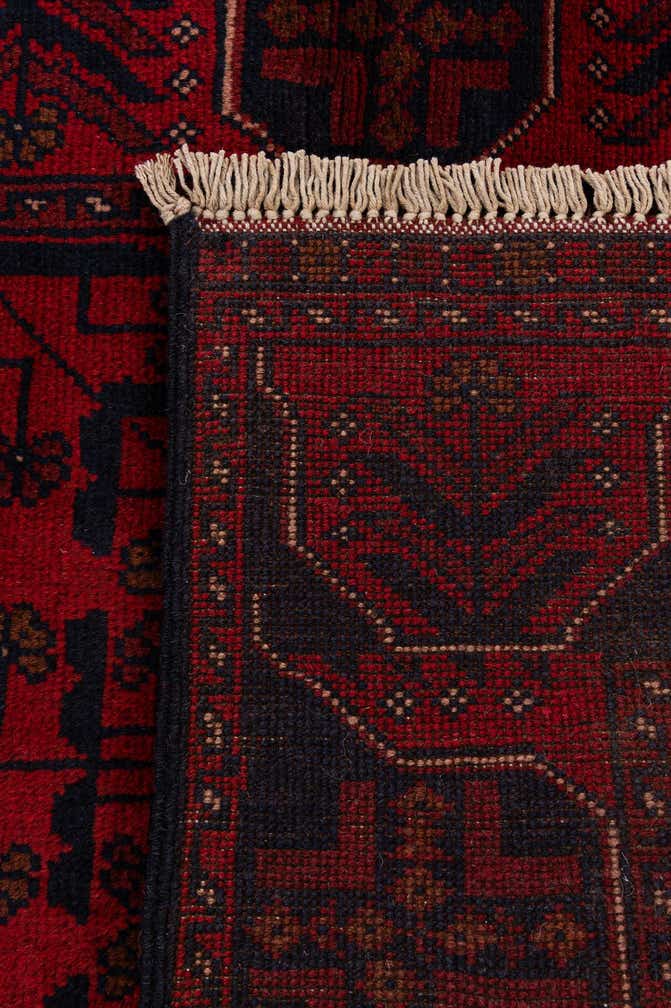 2' 9 x 6' 4 Hand Knotted Khal Mohammadi Wool Runner Rug