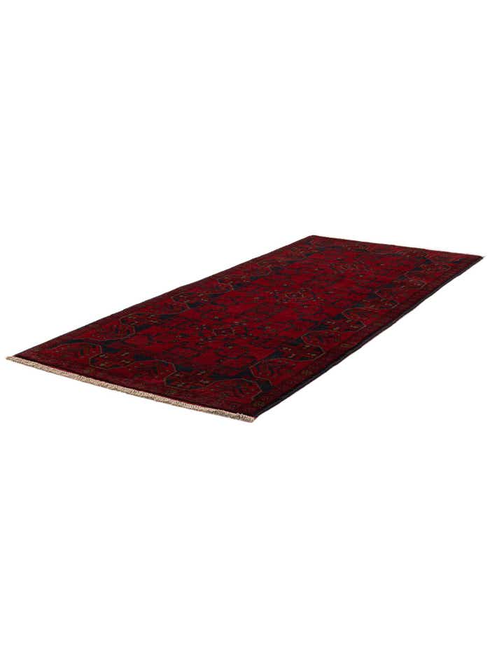 2' 9 x 6' 4 Hand Knotted Khal Mohammadi Wool Runner Rug