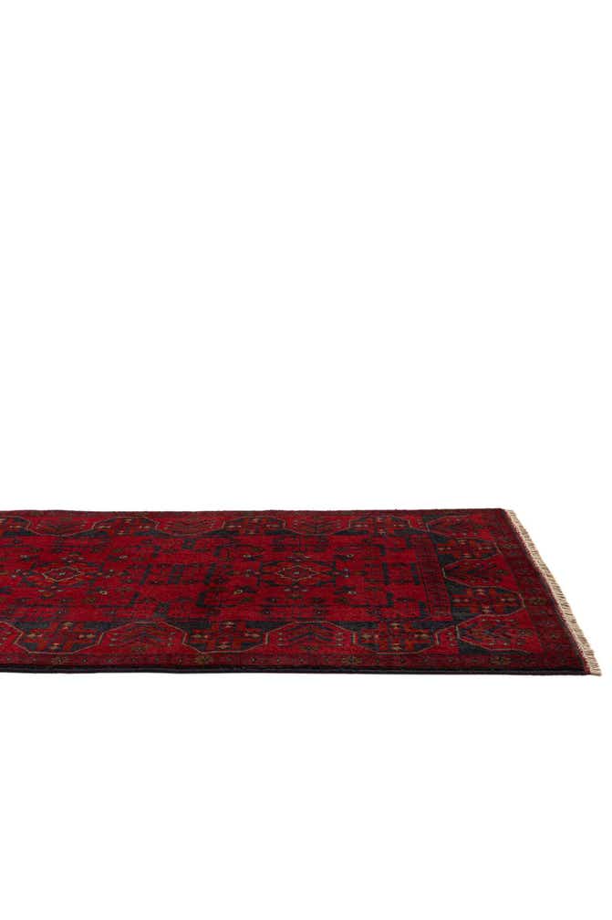 2' 9 x 6' 4 Hand Knotted Khal Mohammadi Wool Runner Rug