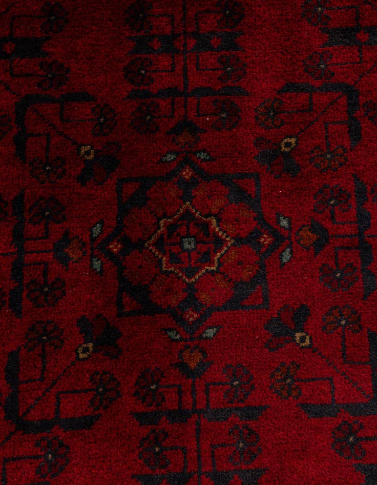Detail image of 2' 9 x 6' 4  Hand Knotted Khal Mohammadi Wool Runner Rug