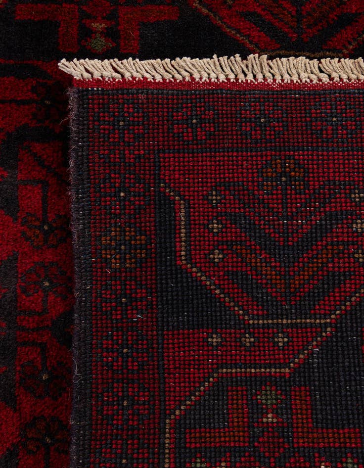 Detail image of 2' 9 x 6' 4  Hand Knotted Khal Mohammadi Wool Runner Rug