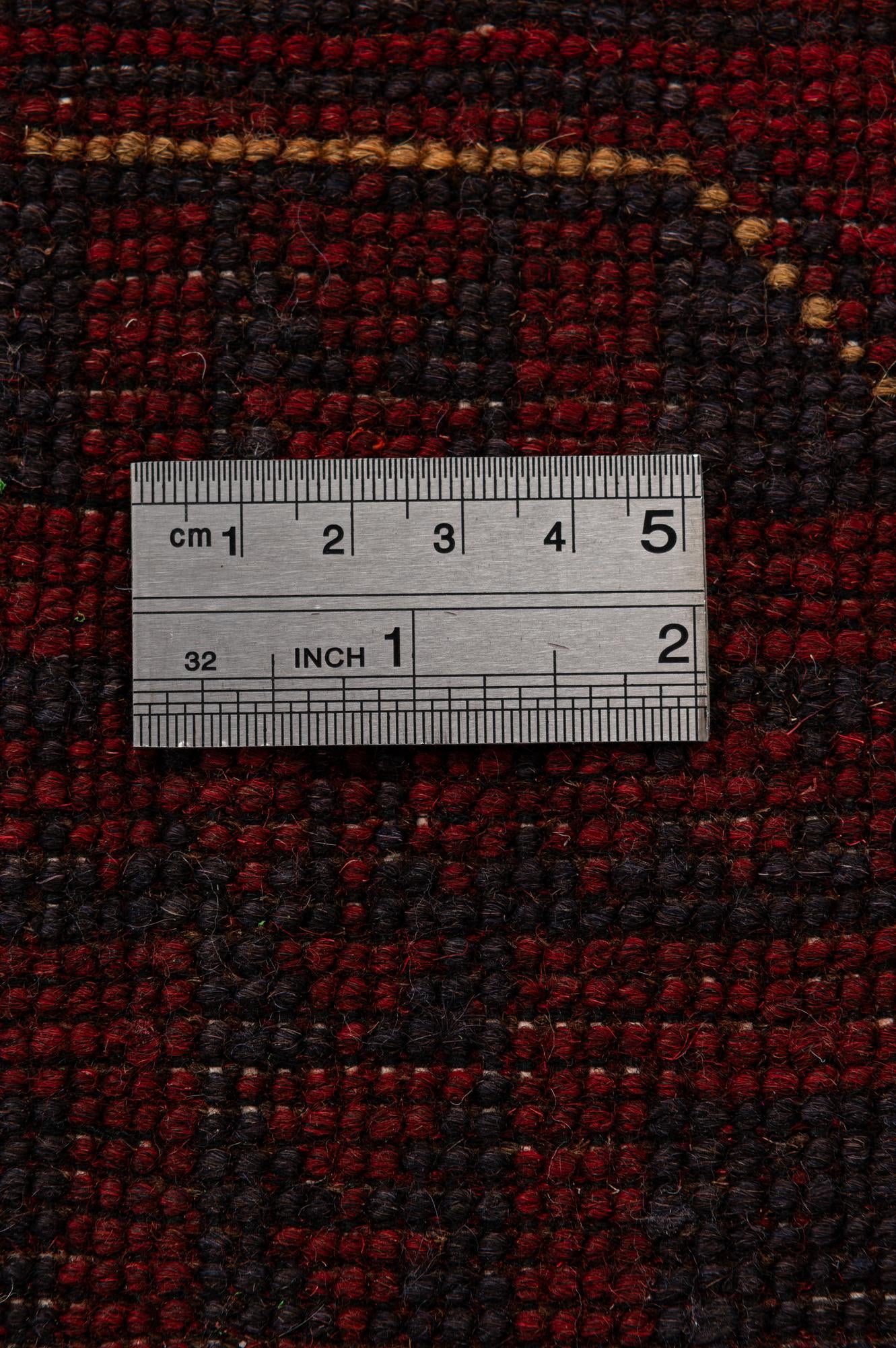 2' 9 x 6' 2 Hand Knotted Khal Mohammadi Wool Runner Rug