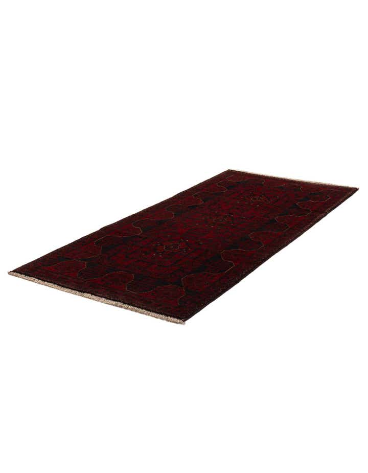 2' 9 x 6' 2 Hand Knotted Khal Mohammadi Wool Runner Rug