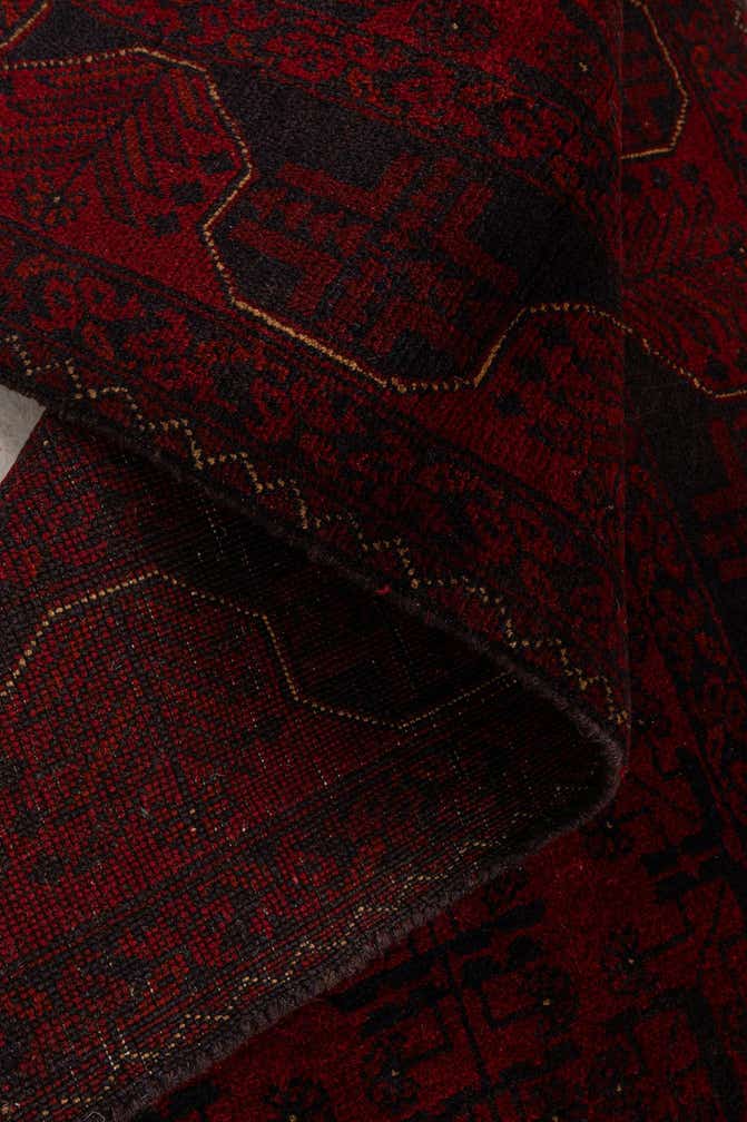 2' 9 x 6' 2 Hand Knotted Khal Mohammadi Wool Runner Rug