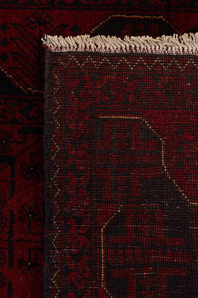 2' 9 x 6' 2 Hand Knotted Khal Mohammadi Wool Runner Rug