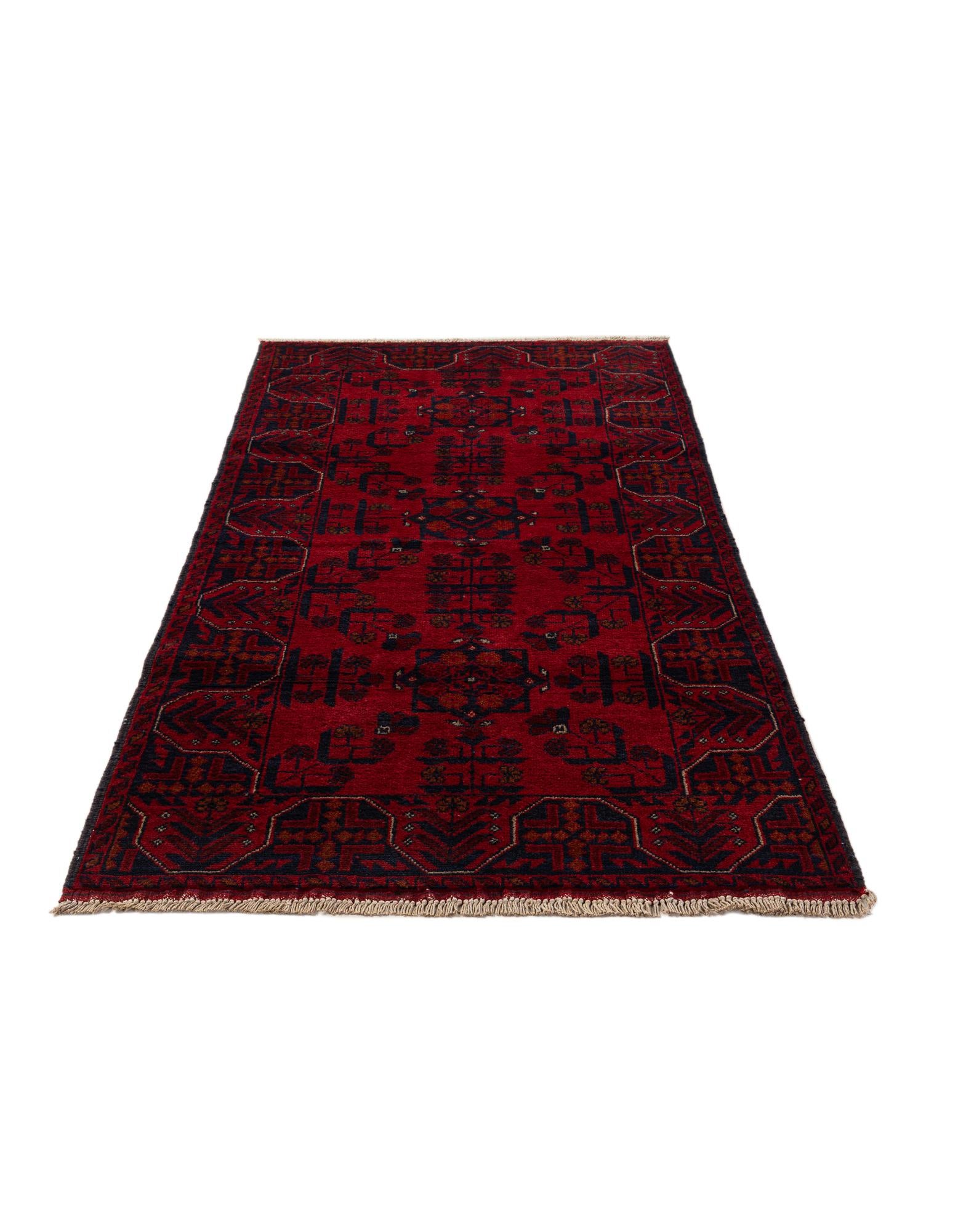 2' 8 x 6' 5 Hand Knotted Khal Mohammadi Wool Runner Rug