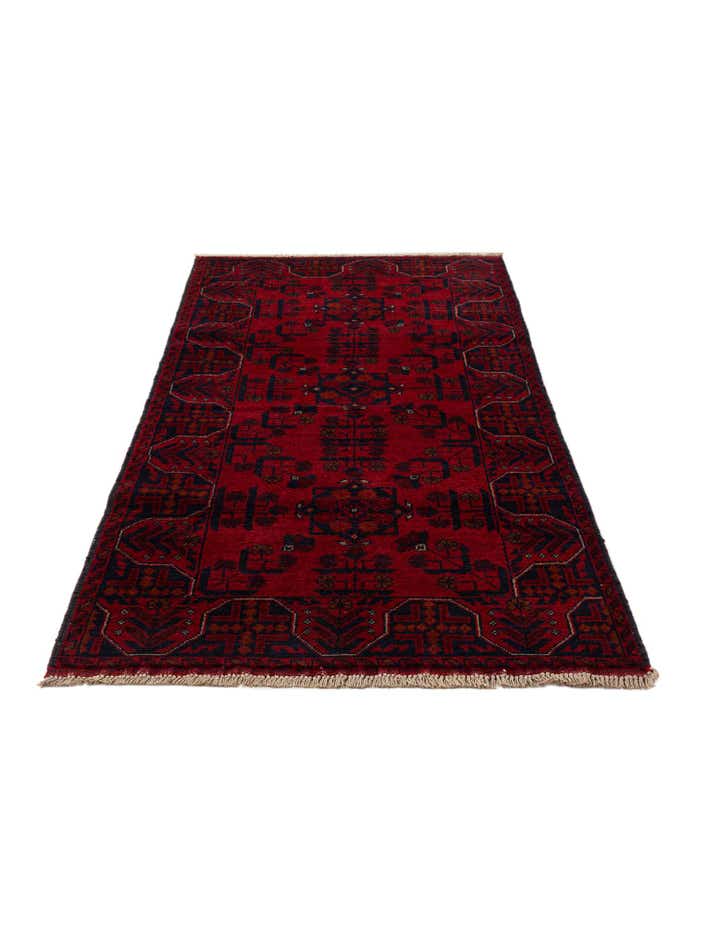 2' 8 x 6' 5 Hand Knotted Khal Mohammadi Wool Runner Rug