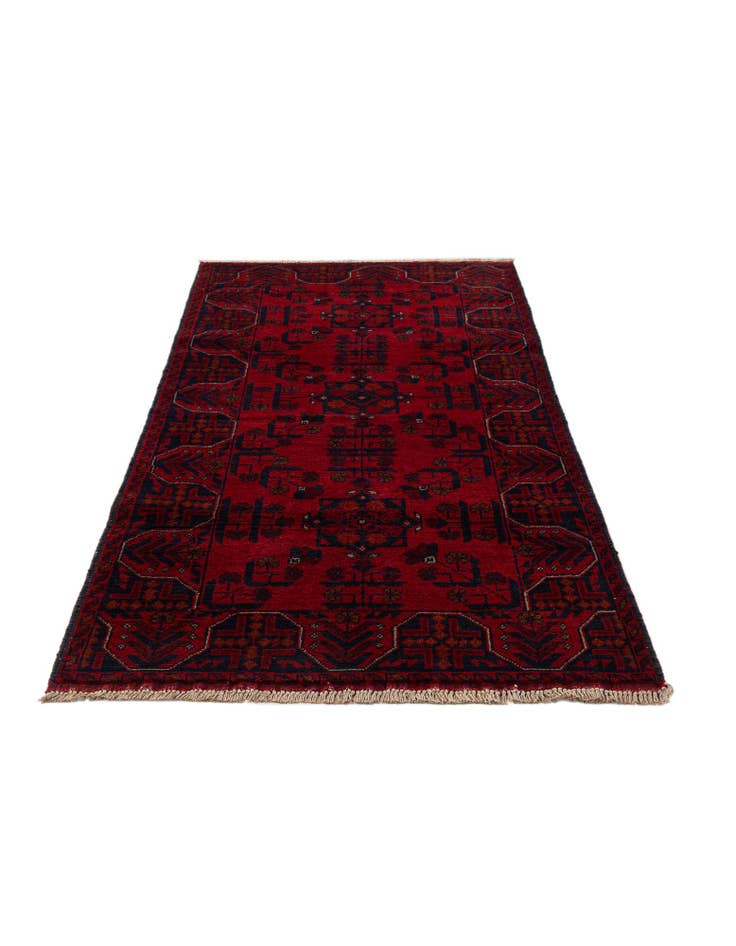 Detail image of 2' 8 x 6' 5 Hand Knotted Khal Mohammadi Wool Runner Rug