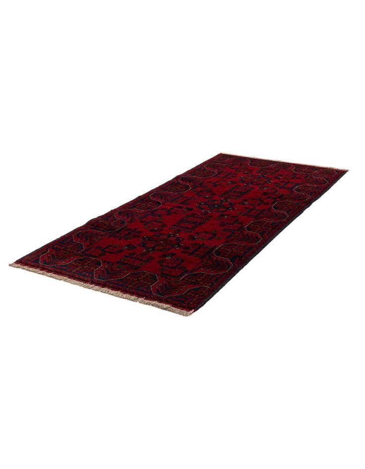 Detail image of 2' 8 x 6' 5  Hand Knotted Khal Mohammadi Wool Runner Rug