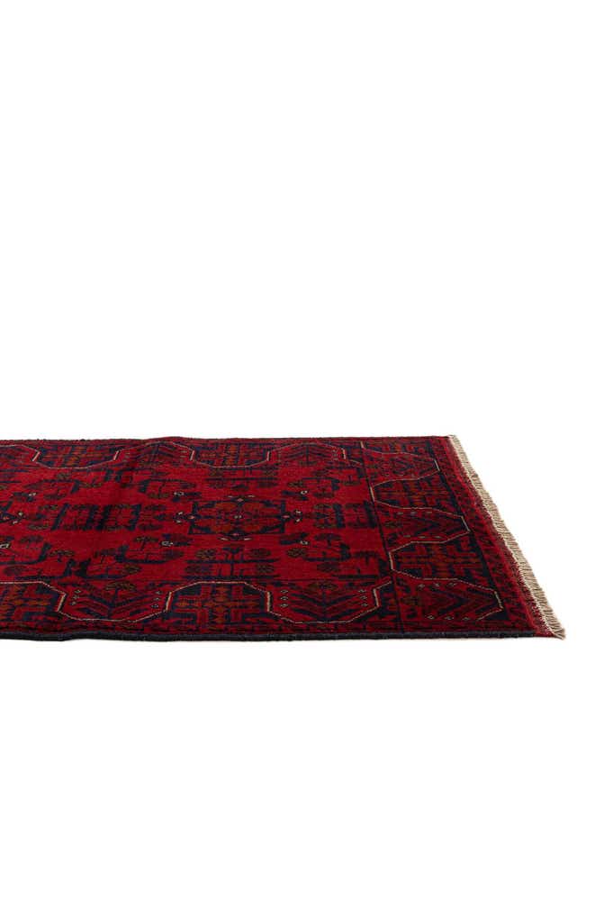 2' 8 x 6' 5 Hand Knotted Khal Mohammadi Wool Runner Rug
